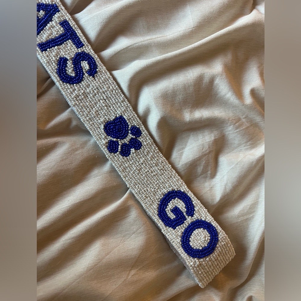 University of kentucky beaded purse strap